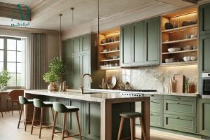 مدل کابینت آشپزخانه کلاسیک