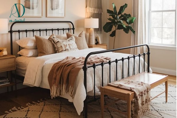 تخت خواب فلزی